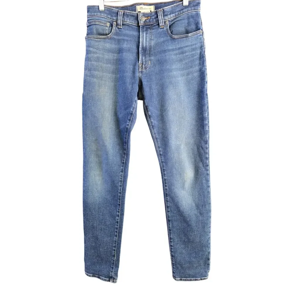 Madewell Mens Size 30 x 32 Slim Fit Jeans Blue Denim Cotton Blend